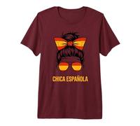 Bandera Española Chica ESPAÑA Match Lema Game Day Home Queen Camiseta Premium