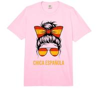 Bandera Española Chica ESPAÑA Match Lema Game Day Home Queen Comfort Colors Adult Heavyweight T-Shirt