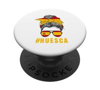 Bandera Española Señora España Huesca PopSockets PopGrip Adhesivo