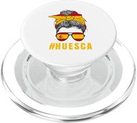 Bandera Española Señora España Huesca PopSockets PopGrip para MagSafe