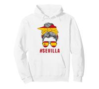 Bandera Española Señora España Sevilla Sudadera con Capucha