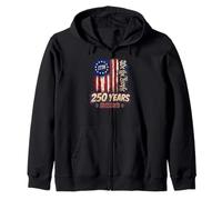 Bandera Estadounidense 2026 250 años 1776 4 de Julio We The People Sudadera con Capucha