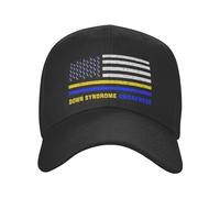Bandera Estadounidense. Concientización sobre El Síndrome De Down. Mujer Hombre Gorra Trucker Suave Gorra De Béisbol Ajustable Snapback Cap para Senderismo Golf Verano