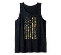 Bandera Estadounidense de Camuflaje Militar táctico para Regalo del Desierto Camiseta sin Mangas
