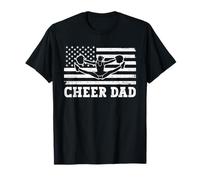Bandera Estadounidense de Cheer Dad, Divertida porrista, Día del Padre Camiseta