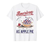 Bandera estadounidense de Estados Unidos - American As Apple Pie Camiseta