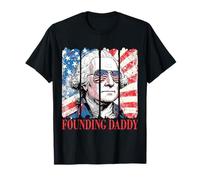 Bandera estadounidense de George Washington del 4 de julio Camiseta