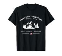 Bandera Estadounidense del Parque Nacional de Las Grandes Montañas Humeantes Camiseta