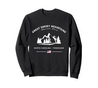 Bandera Estadounidense del Parque Nacional de Las Grandes Montañas Humeantes Sudadera