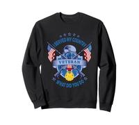 Bandera Estadounidense I Veteran Served My Country What Did You Do Sudadera