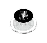 Bandera Estadounidense patriótica Tipo Explorador Guitarrista PopSockets PopGrip para MagSafe