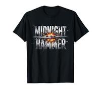 Bandera estadounidense retro Midnight Hammer B-2 Stealth Jet Operation Camiseta