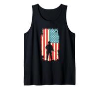 Bandera Estadounidense Soldado Militar Veterano de Estados Unidos Camiseta sin Mangas