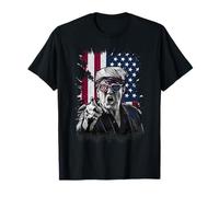 Bandera estadounidense vintage de Estados Unidos de Donald Trump Camiseta