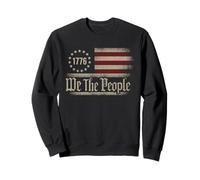Bandera Estadounidense Vintage de We The People Patriotic Freedom USA Sudadera