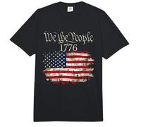 Bandera Estadounidense We The People 1776 Comfort Colors Adult Heavyweight T-Shirt