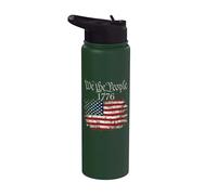 Bandera estadounidense We the People 1776 Stainless Steel Insulated Water Bottle