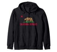 Bandera ESTATAL DE California LOS Angeles San Francisco Diego Sudadera con Capucha