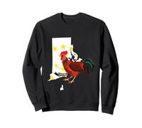 Bandera estatal de Rhode Island Hope Red Rooster Sudadera