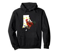 Bandera estatal de Rhode Island Hope Red Rooster Sudadera con Capucha
