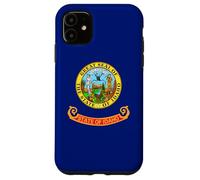 BANDERA ESTATAL IDAHO BOISE TWIN FALLS COEUR D'ALENE MERIDIAN Carcasa para iPhone 11