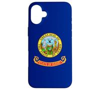 BANDERA ESTATAL IDAHO BOISE TWIN FALLS COEUR D'ALENE MERIDIAN Carcasa para iPhone 16 Plus