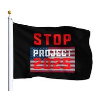 Bandera Exterior Pro Democracia: Detengan el Proyecto de Elecciones | Presidenciales de 2025 Bandera Balcón Seguidores 3x5 FT Doble Cara Pabellón Naval Impermeable Estandarte Calle Hogar