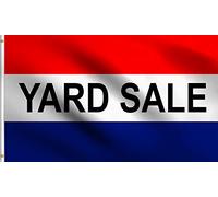 Bandera Exterior Venta Publicidad Negocios Marketing Tienda Comercial | Venta de Patio Bandera Balcón 3x5 FT Impermeable Propia Bandera Lavable Pancarta Elecciones Jardín