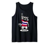Bandera Filipina Mapache Divertido Filipinas Camiseta sin Mangas