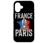 Bandera Francesa de la Torre Eiffel de Francia París, Signo Carcasa para iPhone 16