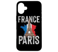 Bandera Francesa de la Torre Eiffel de Francia París, Signo Carcasa para iPhone 16 Plus