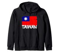 Bandera Fresca de Taiwán Sudadera con Capucha