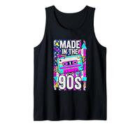 Bandera geométrica de la Cinta de Casete Retro de los años 90 Camiseta sin Mangas