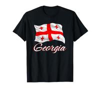 Bandera georgiana patriótica para hombres, mujeres y niños, República de Georgia Camiseta