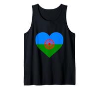 Bandera Gitana - Bandera internacional gitana romaní Camiseta sin Mangas