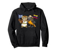 Bandera Grecia Venezuela Raíces Greco-Venezolanas Herencia Sudadera con Capucha
