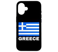Bandera griega Ellas Hellas Grecia Patriota Helénica Impresión frontal Carcasa para iPhone 16