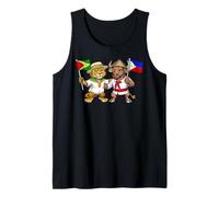 Bandera Guyana Filipinas Raíces Guyanesas Herencia Filipina Camiseta sin Mangas