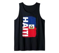 Bandera haitiana de Haití, diseño del orgullo de la bandera haitiana del Caribe Camiseta sin Mangas