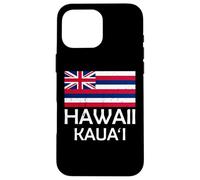 Bandera Hawaiana de Hawaii Kauai Carcasa para iPhone 16 Pro MAX