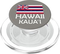Bandera Hawaiana de Hawaii Kauai PopSockets PopGrip para MagSafe