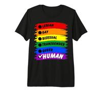 Bandera Humana LGBT del Mes del Orgullo Gay, Bandera del Orgullo Gay Camiseta Premium