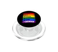 Bandera Humana LGBT del Mes del Orgullo Gay, Bandera del Orgullo Gay PopSockets PopGrip para MagSafe