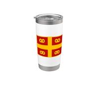 BANDERA IMPERIO BIZANTINO Vaso térmico de acero inoxidable de doble pared