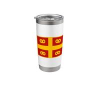BANDERA IMPERIO BIZANTINO Vaso térmico de acero inoxidable de doble pared