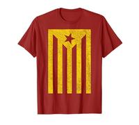 BANDERA INDEPENDENCIA CATALUÑA CATALUNYA CATALAN RED ESTELADA Camiseta
