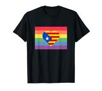 Bandera independentista catalana Estelada negra de Cataluña Camiseta