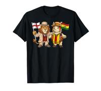 Bandera Inglaterra Bolivia británico inglesas Reino Unido Camiseta