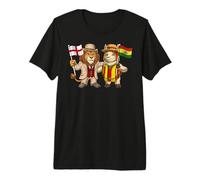 Bandera Inglaterra Bolivia británico inglesas Reino Unido Camiseta Premium