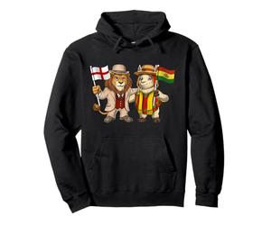 Bandera Inglaterra Bolivia británico inglesas Reino Unido Sudadera con Capucha